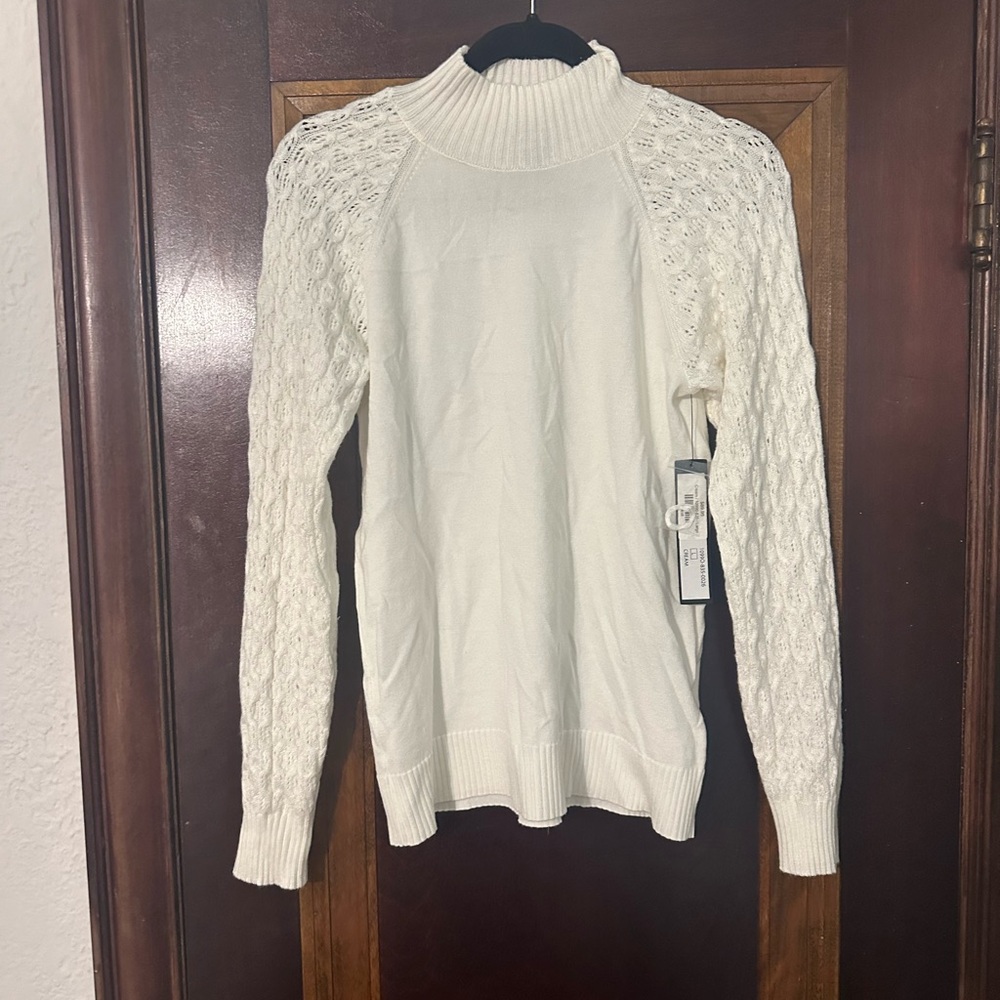 Tribal Mock-neck Sweater